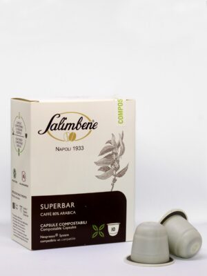 Capsule Compostabili Salimbene Superbar Compatibili sistema NESPRESSO