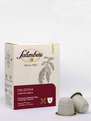 Capsule Compostabili Salimbene Deliziosa Compatibili sistema NESPRESSO