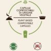 Capsule compostabili compatibili Nespresso - Caffetteria 100% Arabica
